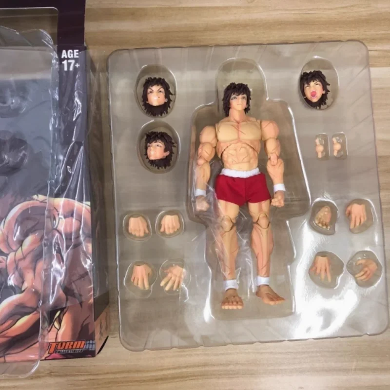 

In Stock 18cm Storm Toys St 1/12 Hanma Baki Challenge Competition Can Begin To Do Muscle Male Model Ornaments Boxed Toys