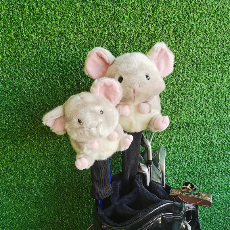 

Головной убор для водителя гольфа с мышью, плюшевый деревянный чехол для головы Fairway, Прямая доставка