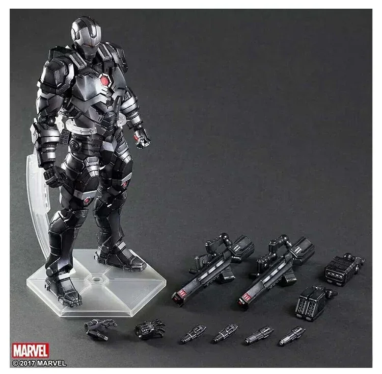 26 cm MarvelNew Spot Playarts retrofit PA revamp Avengers 4 Endgame Iron Man War Machine can do a model gift super hero