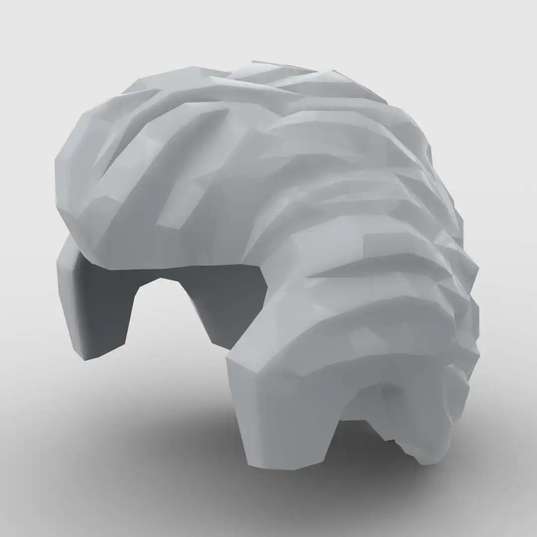1pcs Building block parts 21268 people retro style hair styling [hair only sold, not including building block people]