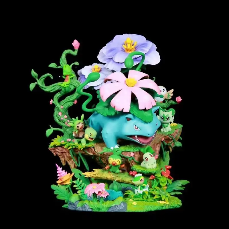 

Pokemon Venusaur Gk Large Statue Model Grass Type Full Set Forest Scene Boxed Collectible Figure For Adult Collectors
