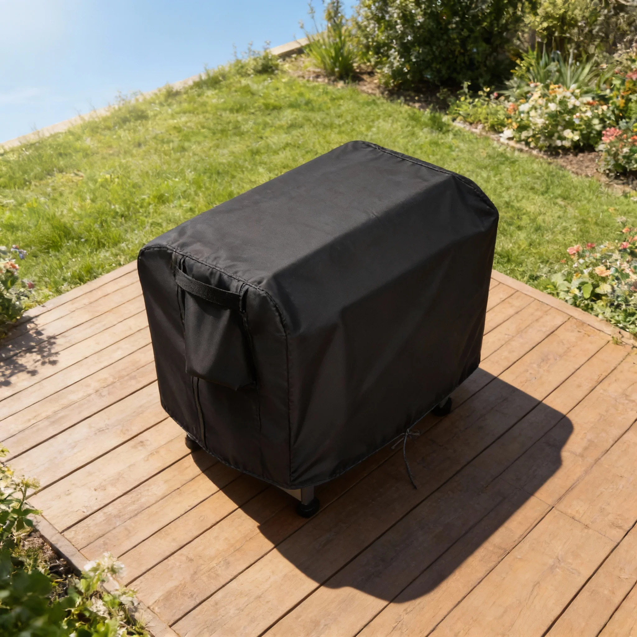 

1pc Lawn Mower Robot Cover Windproof All-Weather Protection For Indoor Outdoor Lawnmower Storage Easy To Use