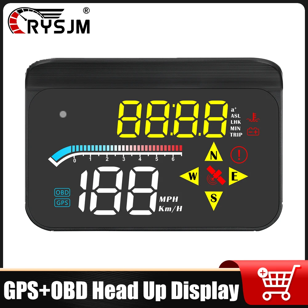 Obd+Gps Car M17 Hud…