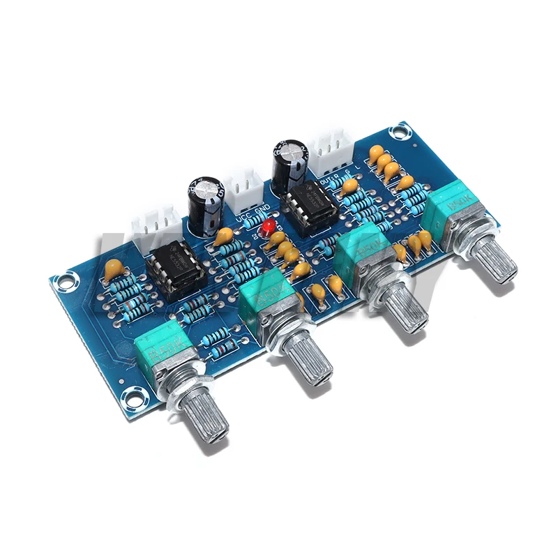 XH-A901 NE5532 لهجة مجلس preamp قبل أمبير مع ثلاثة أضعاف باس تعديل حجم المضخم المسبق لهجة تحكم للوحة مكبر للصوت