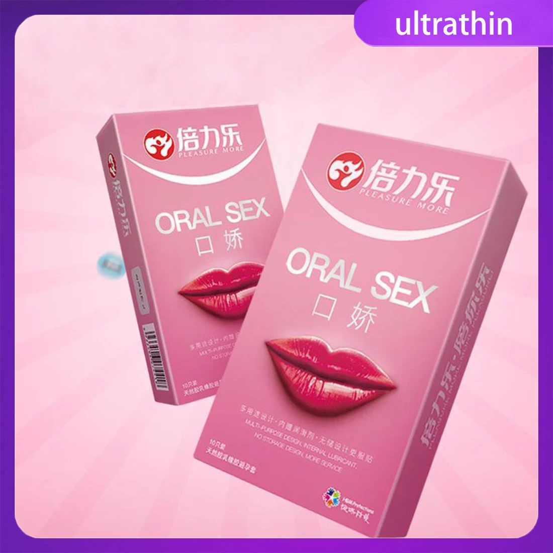 10Pcs/Box Oral Sex Condom Penis Sleeve Oral Natural Adults Sex Toys