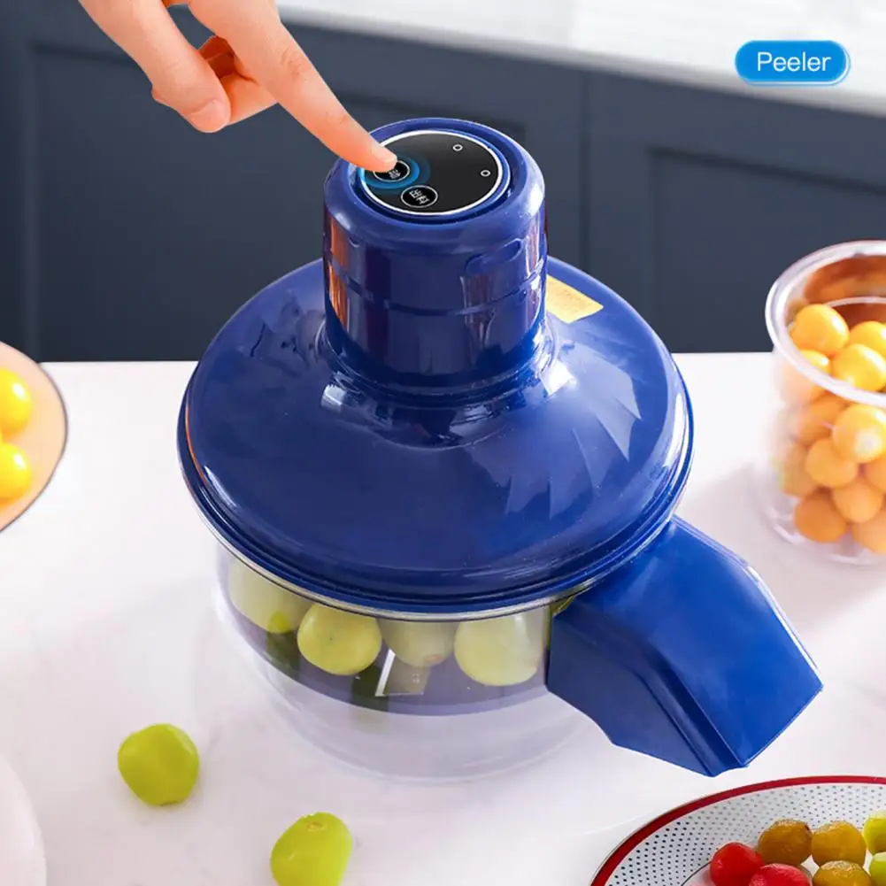 

Safe Fruit Peeling Tool Automatic Electric Grape Peeler Garlic Skin Remover Machine Usb Rechargeable Kitchen Gadget