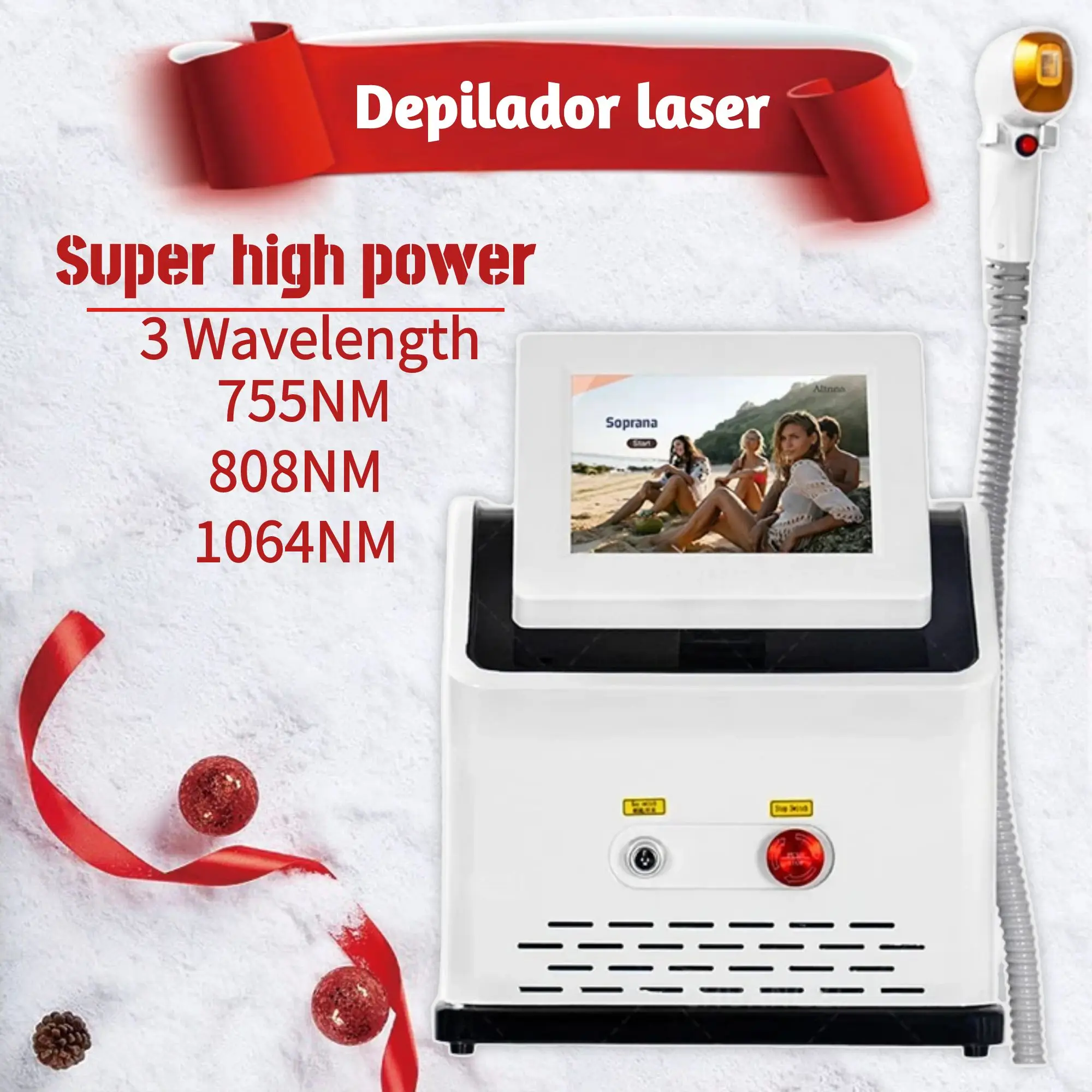 Factory Direct Sales Diode laser hair removal machine Safe, Painless, Permanent Hair Removal Suitable for all skin tones