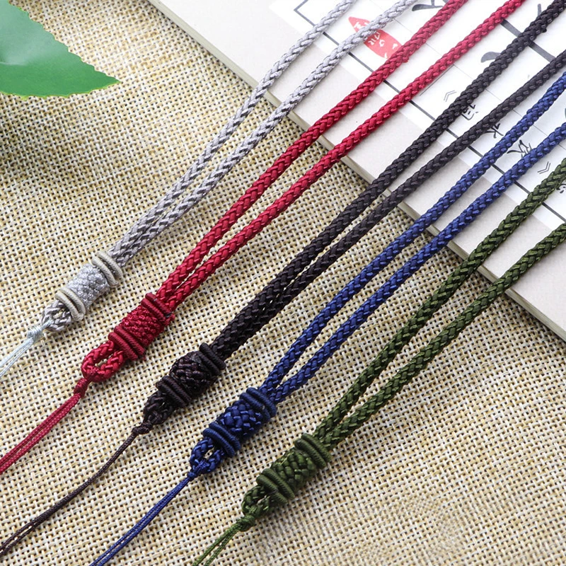 20 Pcs Pendant Necklace Rope Hand-woven Lanyard Classic For Women Girl Trendy Charm Chain Jewelry Neck Chain Supply