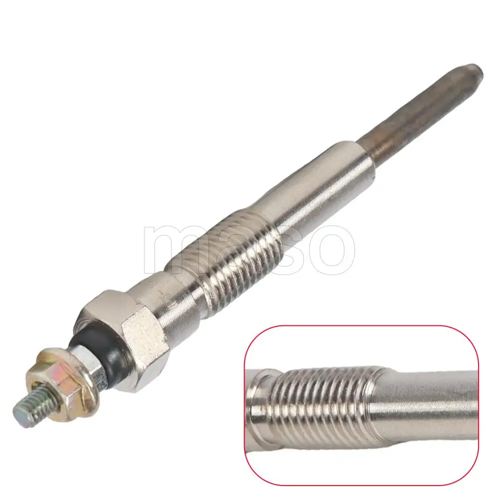 4pcs Glow Plugs 19850-67030 19850-67020 For Toyota Landcruiser Prado Granvia Hiace Hilux Regius IMP 1KZ-TE 1993-2006