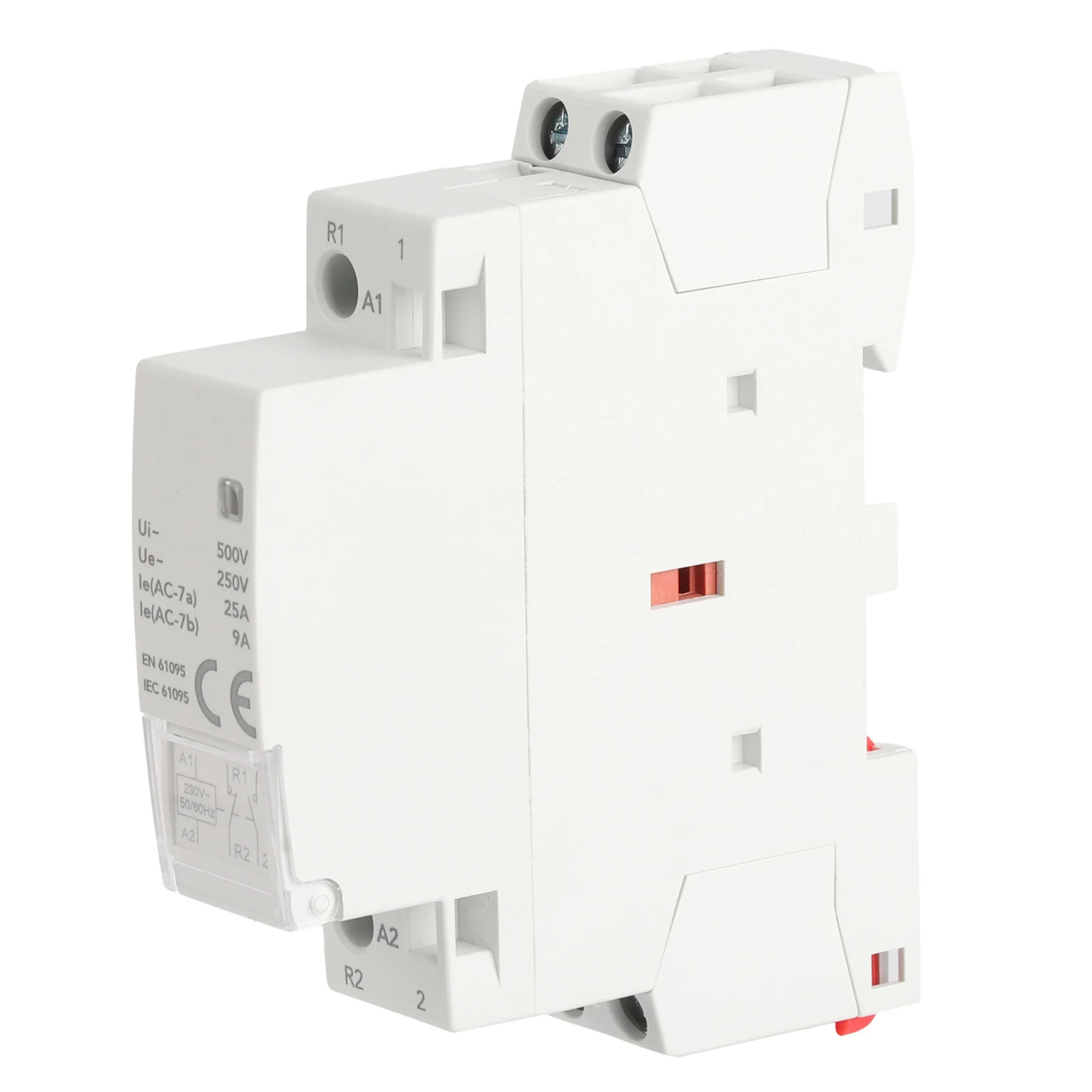 Household  Module Modular Contactor 2P Din Rail Industrial Circuit Control  Module 1NO 1NC 230V GYHC‑25 Household Switch Module