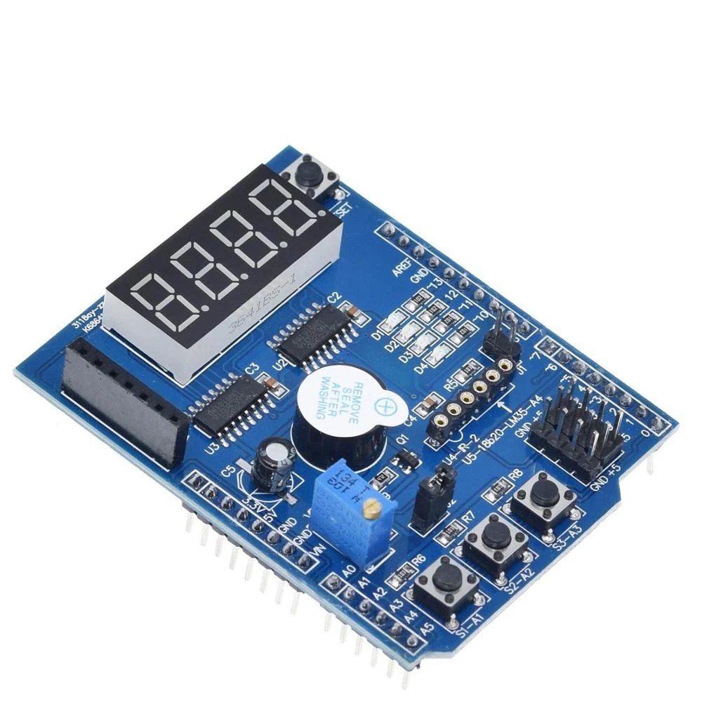 TZT Multifunctional expansion board kit based learning UNO R3 LENARDO mega 2560 Shield Multi-functional for Arduino