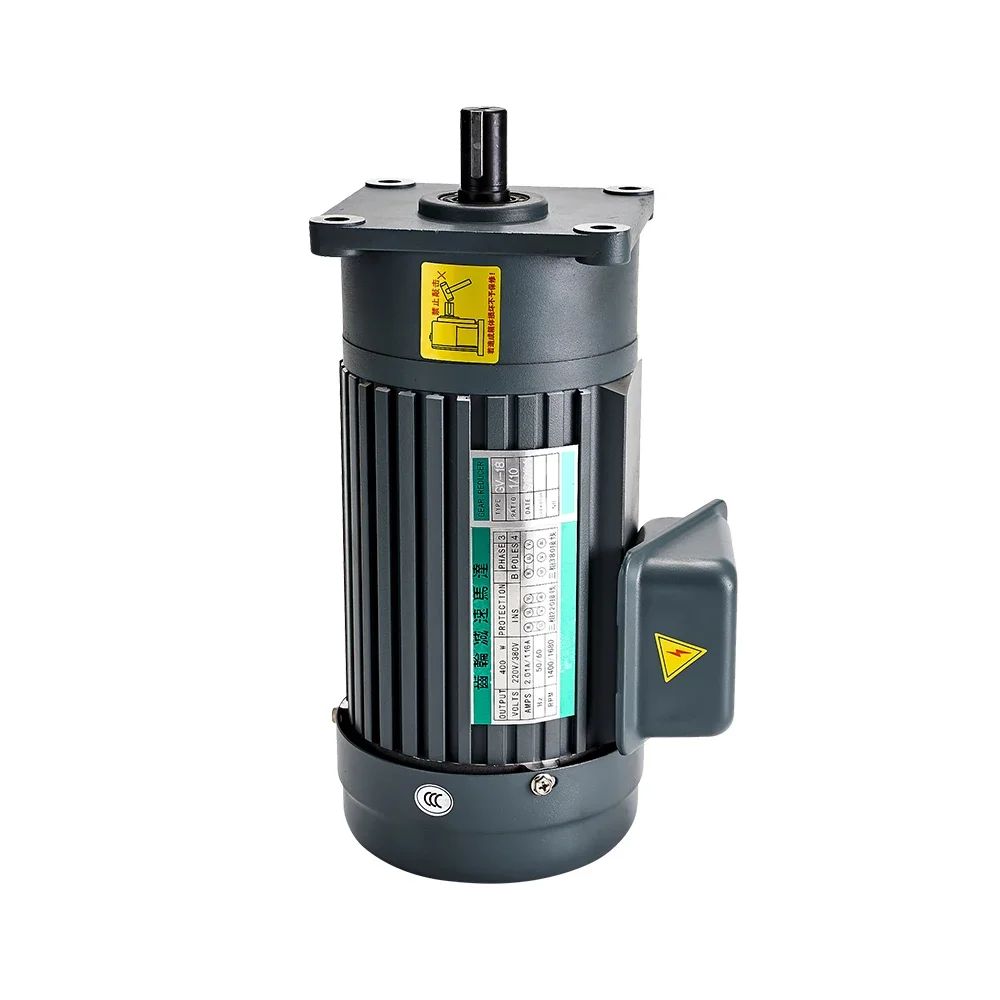 2200W 50hz Three Phase 110V/220V/380V AC Gear Reduction Motor Vertical for Medical Device Pulping Machines