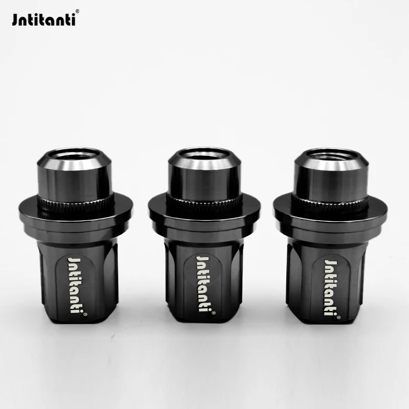 Jntitanti  Gr5 titanium  wheel lug lock nut M12/M14x1.25/1.5x43.5mm with1  key  for Land-Rover, Toyota, Acura,Jaguar etc