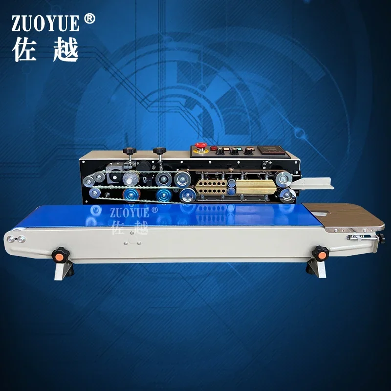 ماكينة ختم الفيلم المستمر لطباعة عجلة الحبر الأوتوماتيكية من Zuo Yue FR-1000 #4