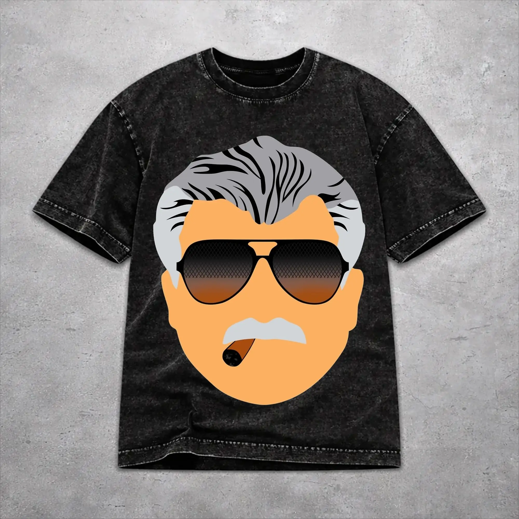 RIP Mike Ditka  Washed T Shirt Vintage Harajuku for Men Women  Hiphop Tee T-Shirts Cotton
