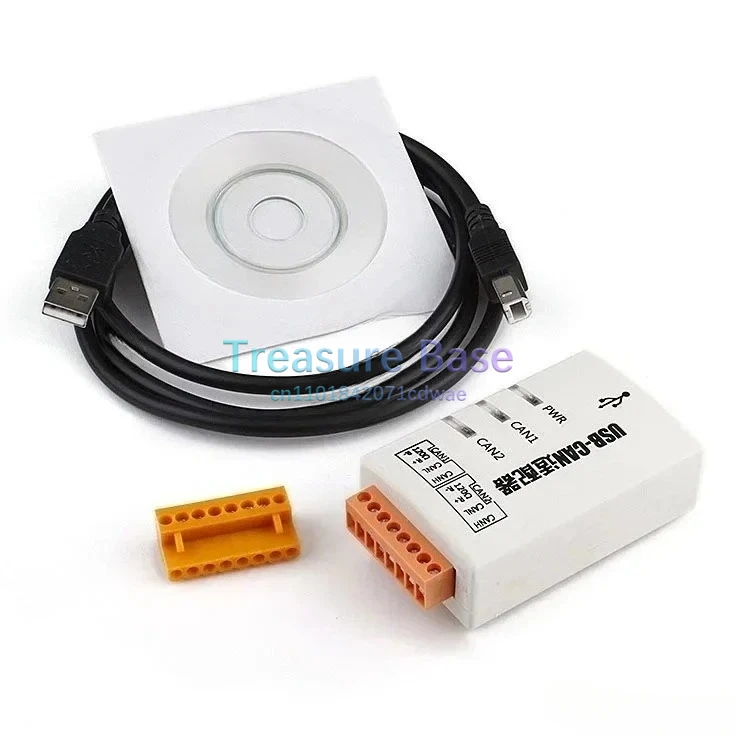 

Профессиональный 2-портовый USB-CAN USB CAN BUS USBCAN II CANopen J1939 DeviceNet Analyzer ZLG, руководство по английскому языку и программное обеспечение