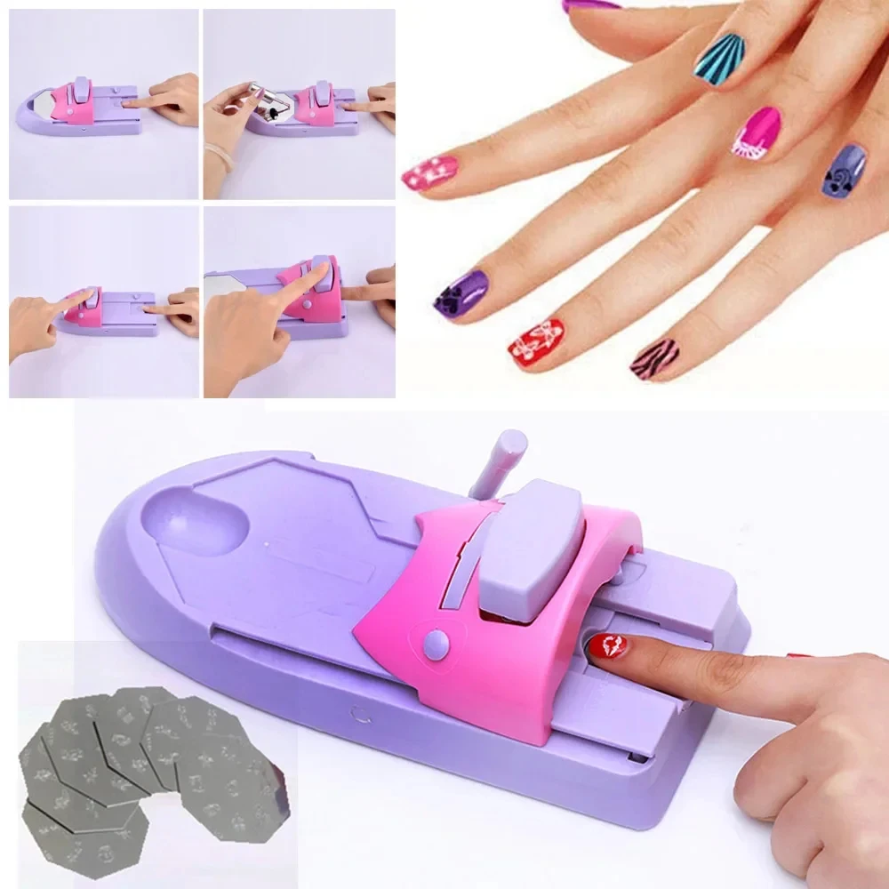 

DIY Portable Nail Printer Art Stamping Tool Nail Polish Decoration Printer Machine Stamper Set for Nail Design