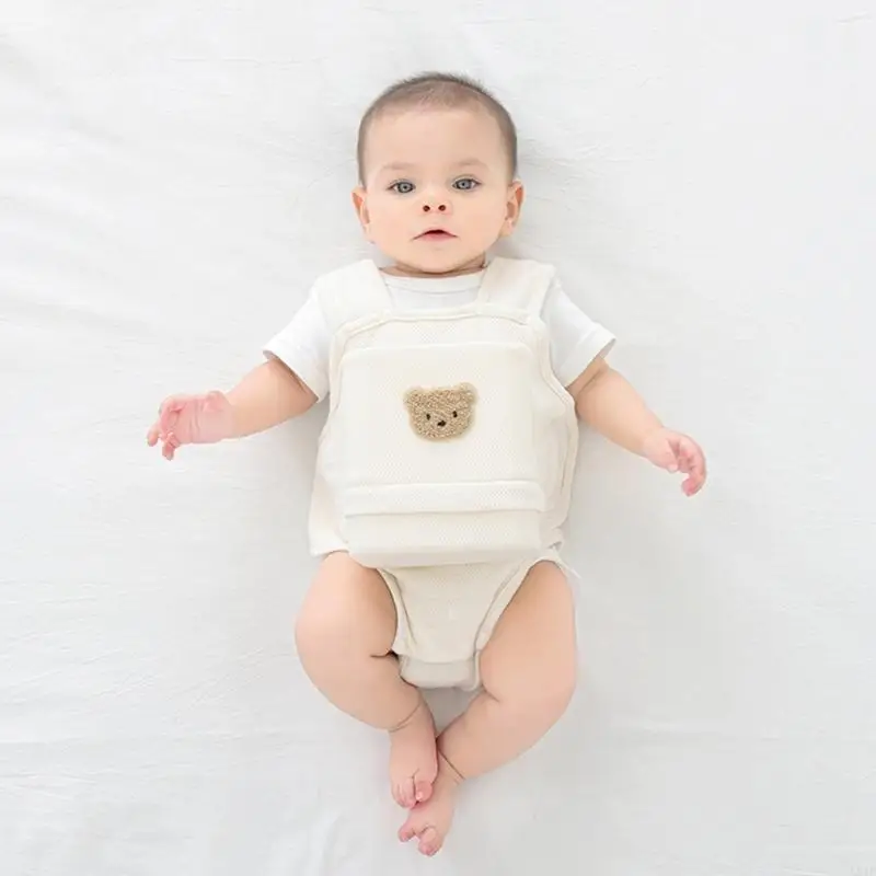 581F Baby Side Sleep Support Pillow Startle Proof Pillow Detachable for Newborns Provide Comfort and Reduces Startle Response