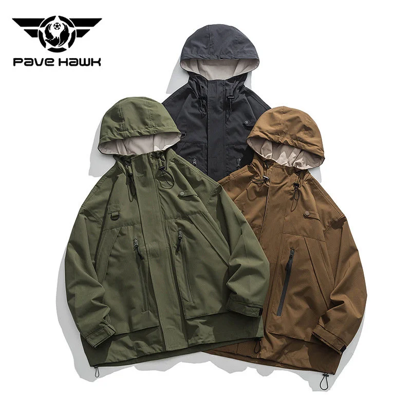 

Men Oversized Charge Clothing Cotton Windproof Hiking Jacket Loose Outdoor Climbing Camping Fishing Warm Hooded Cargo