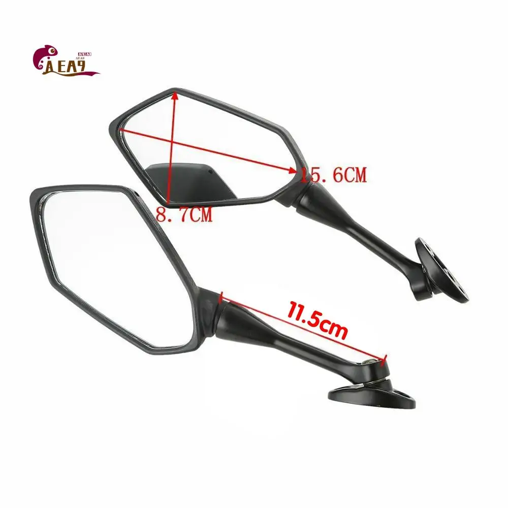 

AEA9-1 Pair Motorcycle Left Right Rear Side View Mirrors For Honda CBR 1000RR 2004-2007 600RR 2003-2018