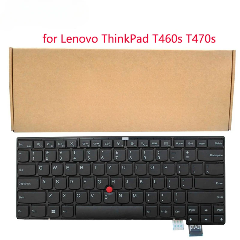 Laptop Replacement Keyboard for Lenovo ThinkPad T460s T470s (Not Fit T460 T460p T470 T470p) Laptop No Backlight