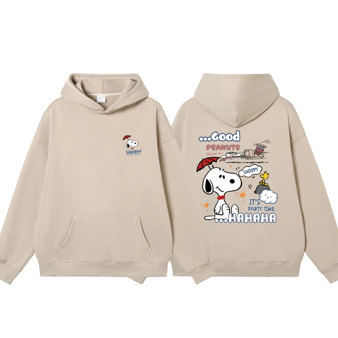 Snoopy hoodie Japanese cartoon cartoon hoodie couple trendy brand hooded hoodie women all season loose casual jacket hoodies