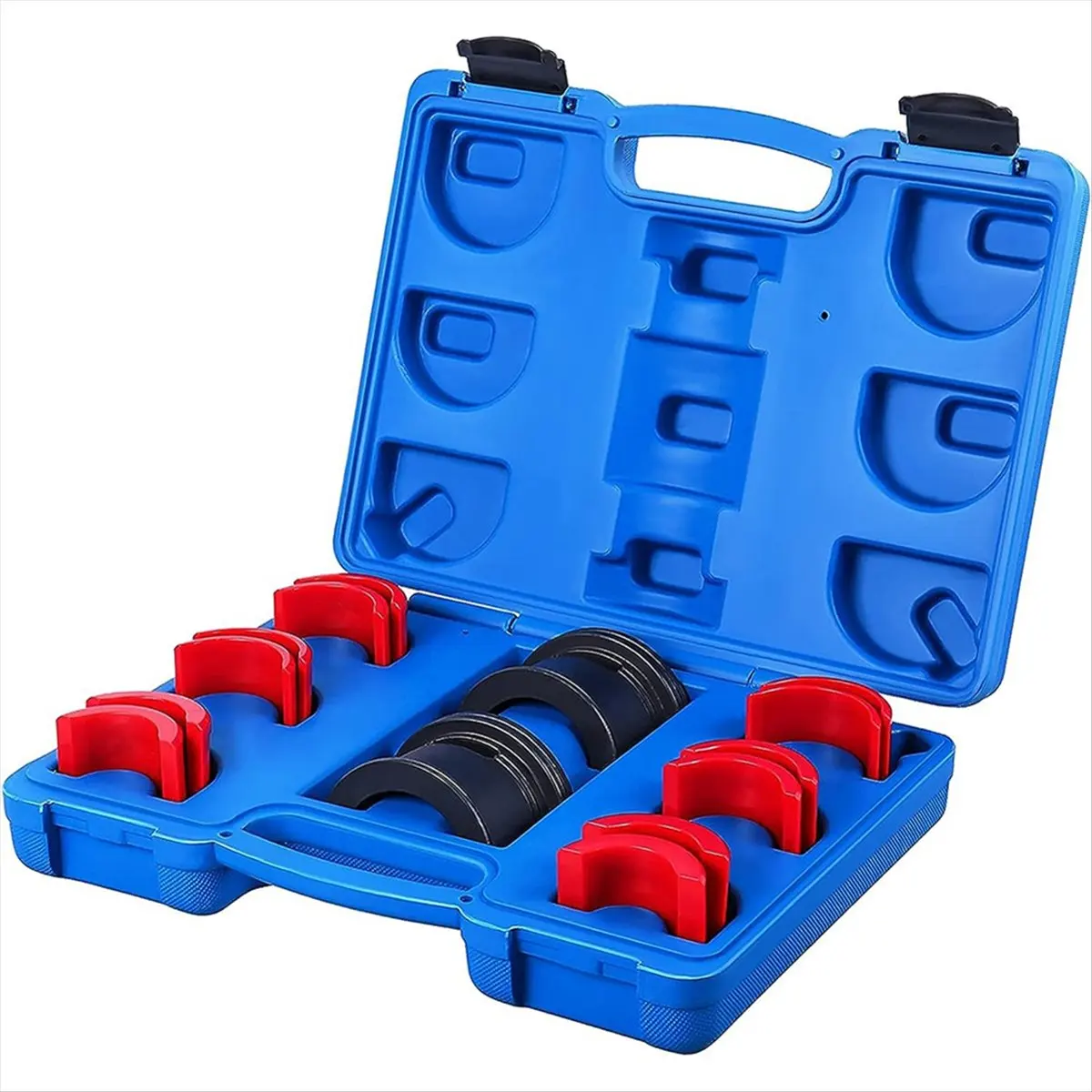 Compatible Universal Motorcycle Bike Fork Seal Driver Tool Kit 35-50mm 14PCS Remove Installation Tool Set