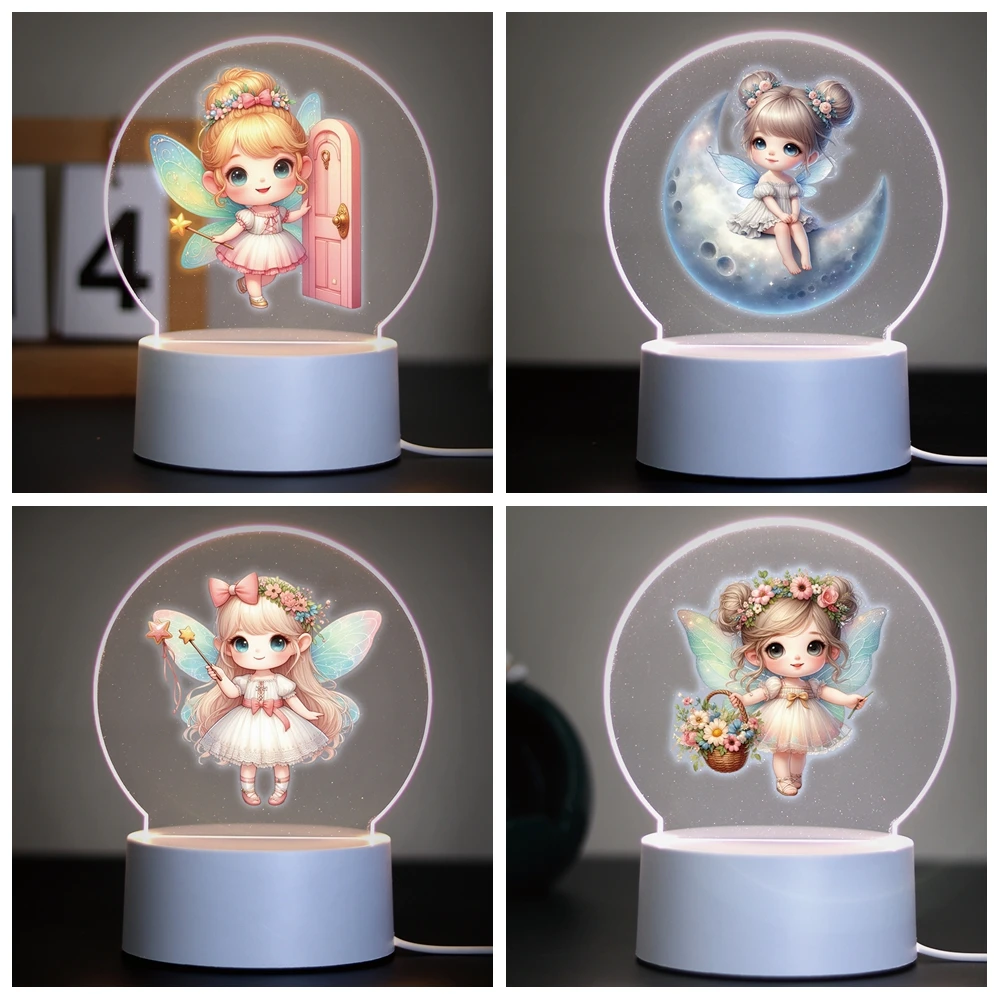 Fairy Led Night Light For Home Room Decoration Nightlight Gift For Kids 3D Led Night Light Color Changing
