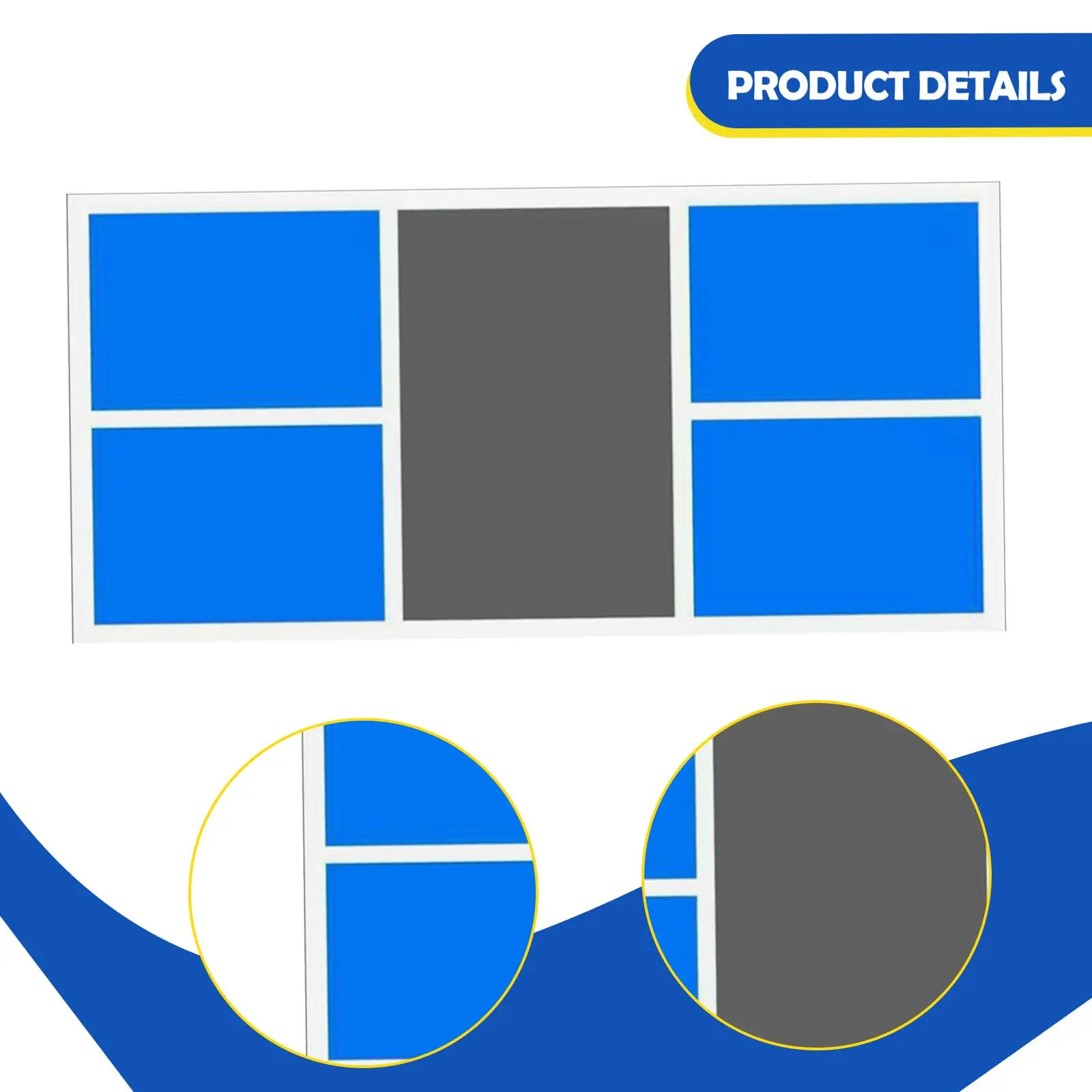 

Quiet Pickleball Silent Mat Rubber Mini Court Mat Portable Design for Gym Backyard or Children Adult Practice