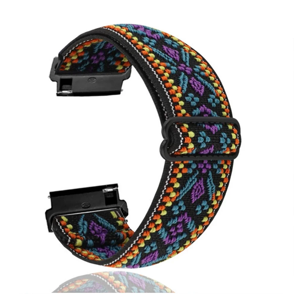 20 มม.22 มม.สายไนลอนสําหรับ Samsung Galaxy Watch 7/6/5/4/Classic สร้อยข้อมือสําหรับ Huawei Watch GT5 4 3 2 Pro 46 มม./Amazfit GTR/GTS Band