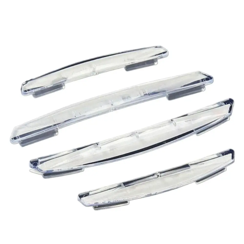 

4 шт. универсальные наклейки на дверь автомобиля, предотвращающие столкновения, защитные декоративные автомобильные резиновые полосы с защитой от царапин, черные, противоударные