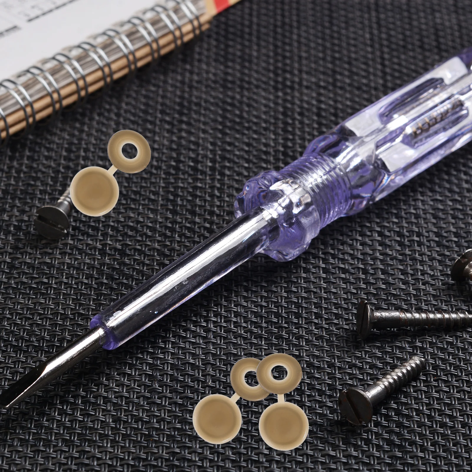 

100pc Screw Caps Plastic Hinged Screw Covers For Furniture Wall Outlet Screws Dust Plugs Protection Cap Fasteners Hardware