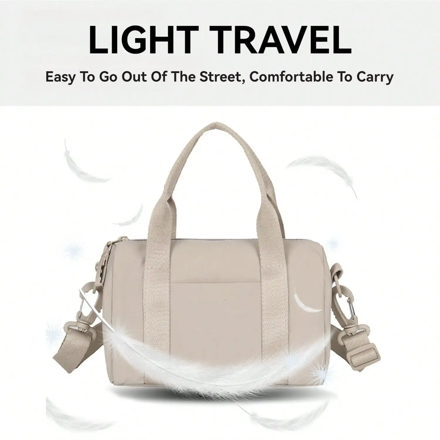 

Women's Small Square Bag Large Capacity Tote Bag With Compartments, Hand or Shoulder Waterproof Fashionable and Cute for Travel