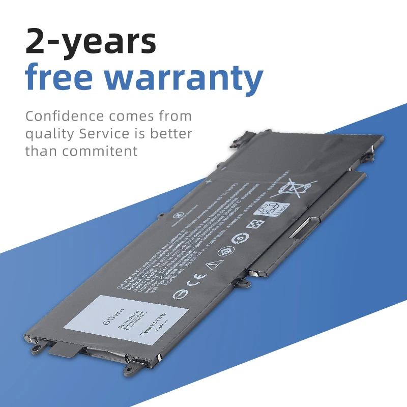 Imagem -04 - Suozhan K5xww Bateria do Portátil para Dell Latitude 5289 7389 7390 2-in1 Series Notebook 71tg4 725ky N18gg 7.6v 60wh