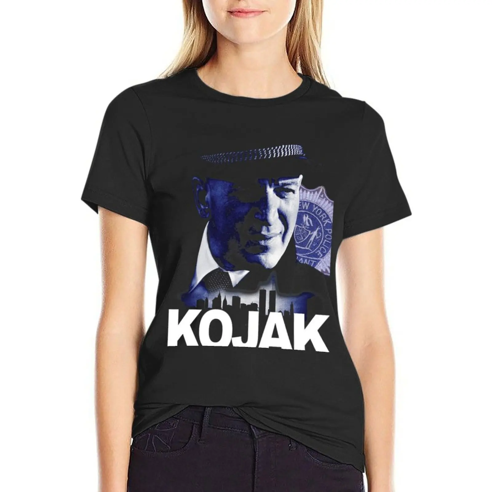 

Kojak T-Shirt blanks anime clothes Female clothing tops Women
