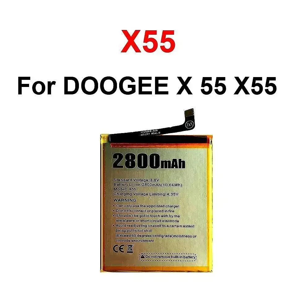 

Сменный аккумулятор мобильного телефона для DOOGEE X 55 X55, высокое качество