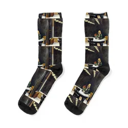 EDWARD HOPPER - AUTOMAT Socks professional running aesthetic gift hiking Mens Socks Women's