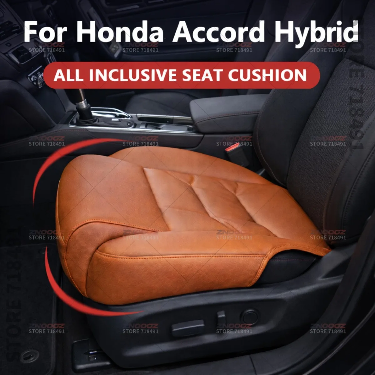 

For Honda Accord Hybrid Car Seat Leg Support Extension Seat Cover Memory Foam Extender Cushion Interior Accessories