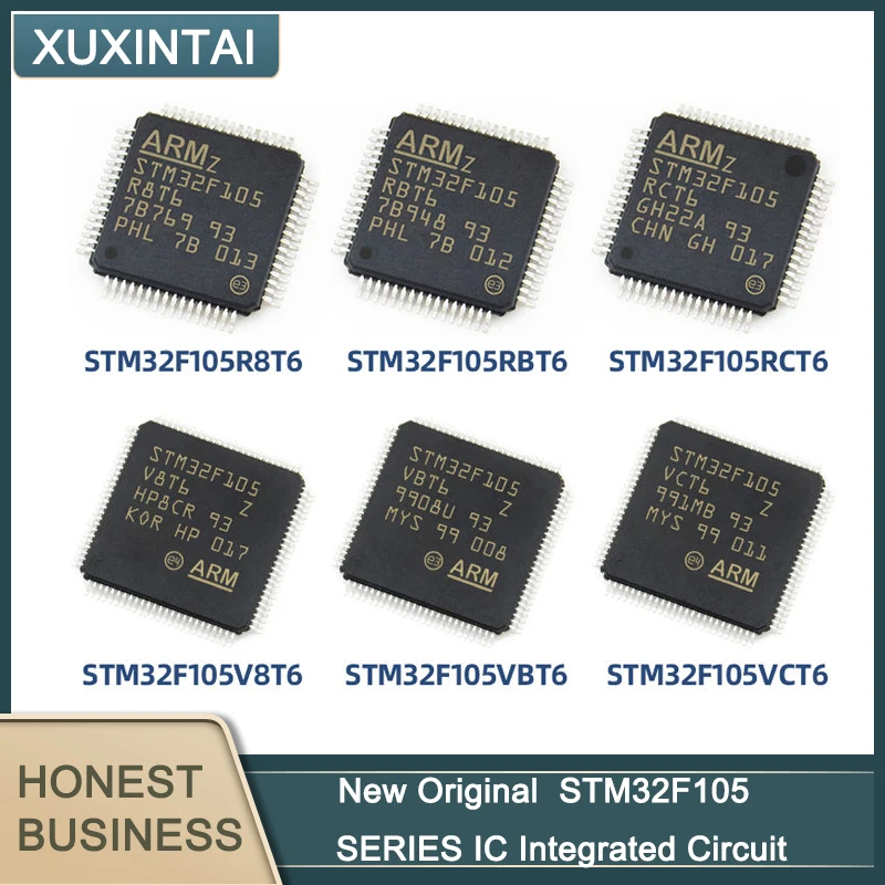 5Pcs/Lot New Original STM32F105  STM32F105R8T6  STM32F105RBT6 STM32F105RCT6  STM32F105V8T6   STM32F105VBT6   STM32F105VCT6