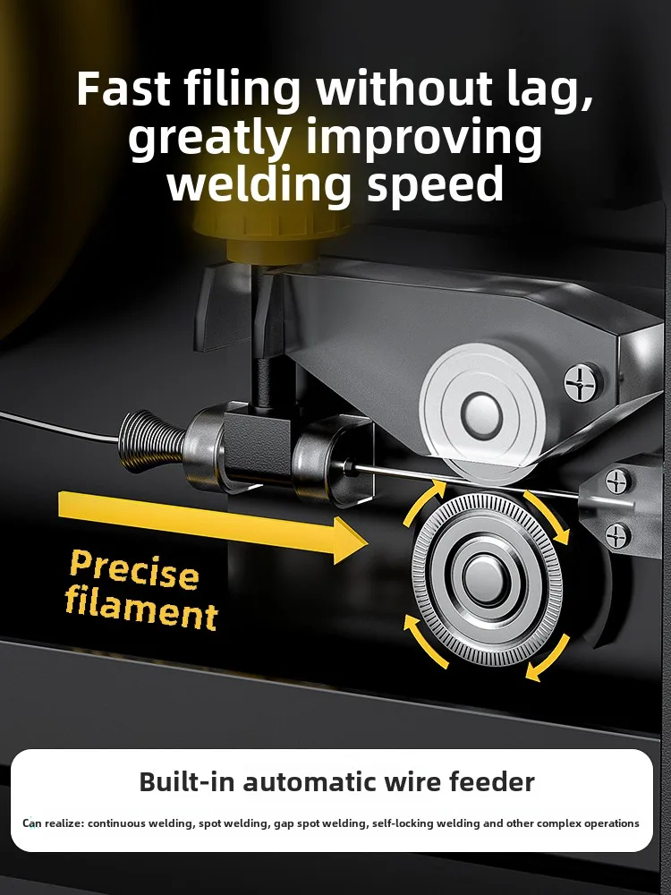 220V Portable Two-in-One Arc Welding Machine for Stainless Steel with Gasless Protection and Automatic Wire Feeding