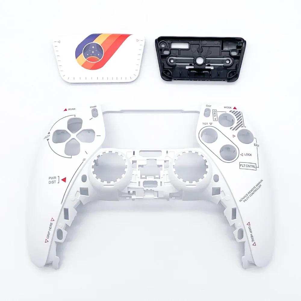 Casing pegangan pelat depan pengganti penutup Gamepad Touchpad Shell pengendali PS5 Limited spider untuk BDM-020 \ 030