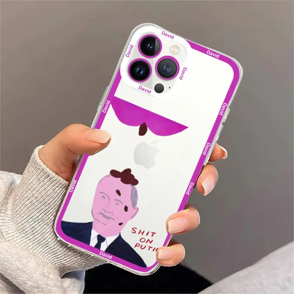 David Shrigley Shit Art Phone Case For iPhone 11 12 Mini 13 14 Pro Max Transparent Shell