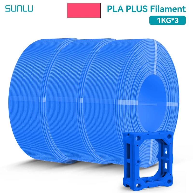SUNLU 3KG PLA/PLA PLUS Filament 1.75mm 1KG Zonder Lade 3D Printer Filament voor 3D Printer & 3D Pen, Refll Filament