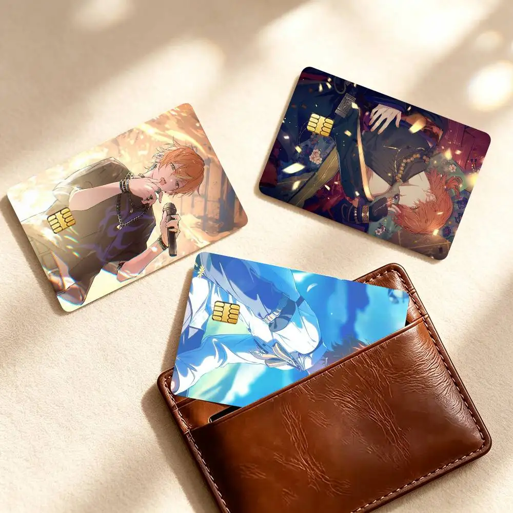 A-Akito S-Shinonome Project Sekai  Credit Card HD Stickers Small Chip Waterproof Sticker Game Card Decal Gift