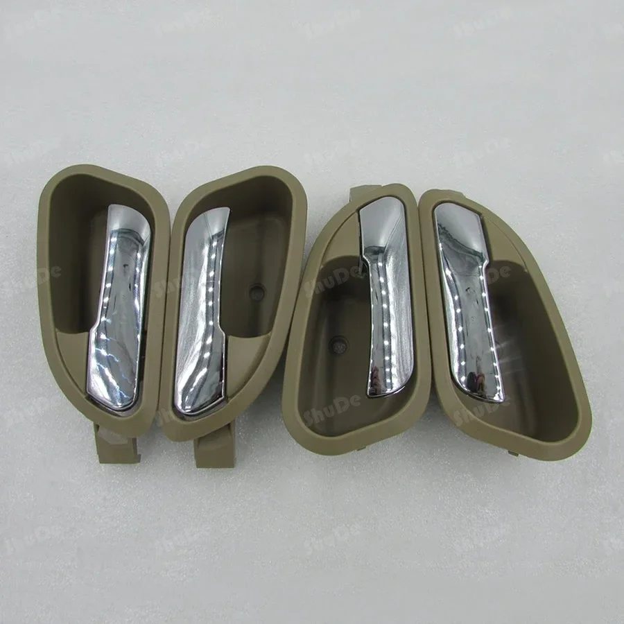 For Lifan 520 New Model Inner Door Handle Four Doors Door Handles Beige 4 Pcs