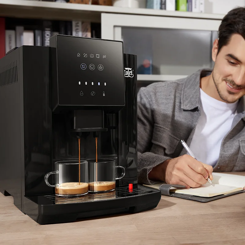 Simple Operation Small Size Electric Fully Automatic Espresso Coffee Machine with Coffee Brewing Function for Home & Hotel Use
