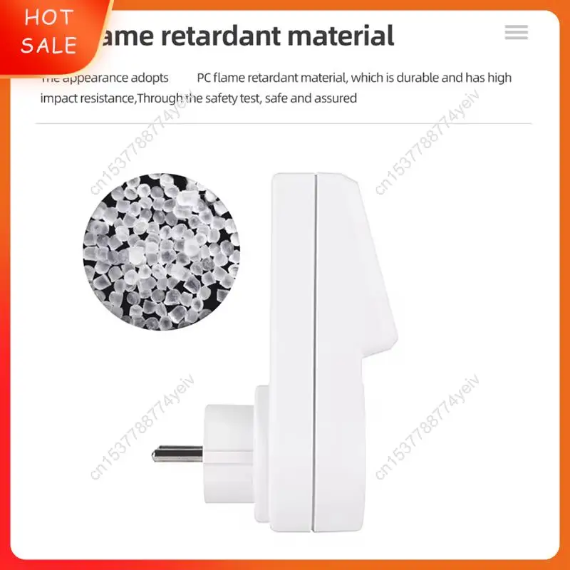 Digital Timer Socket Electronic Timing Switch 24H Kitchen Timer Outlet Programmable Socket EU Plug A62X