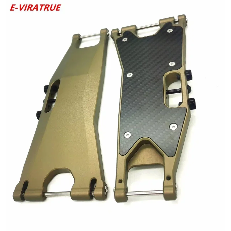 E-VIRATRUE 7075 bracci di sospensione inferiori anodizzati rigidi in alluminio per TRAXXAS XRT 1/5