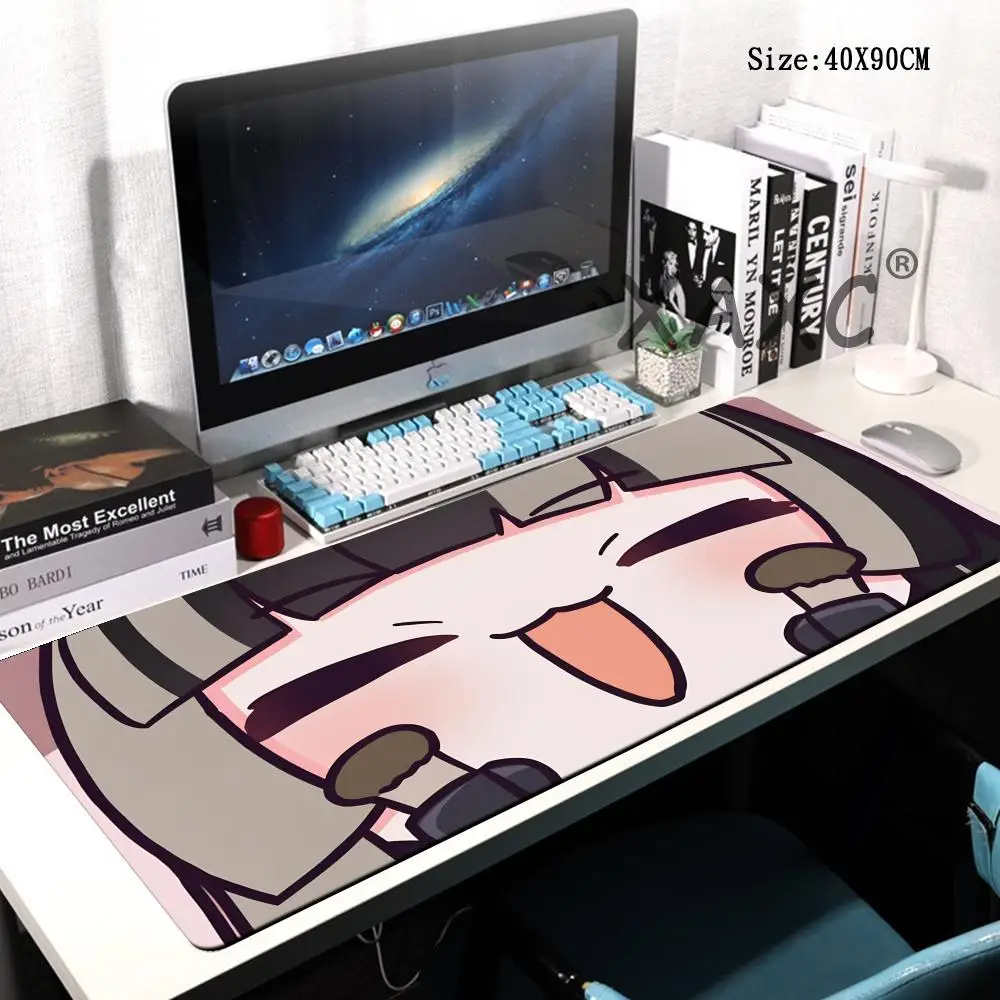 

HYBXAXC Anime Mouse Pad Laptop Popular Virtual Idol Keyboard Pad, PC Kawaii Girl Gaming Extended DeskMat Gamer , VTuber Style