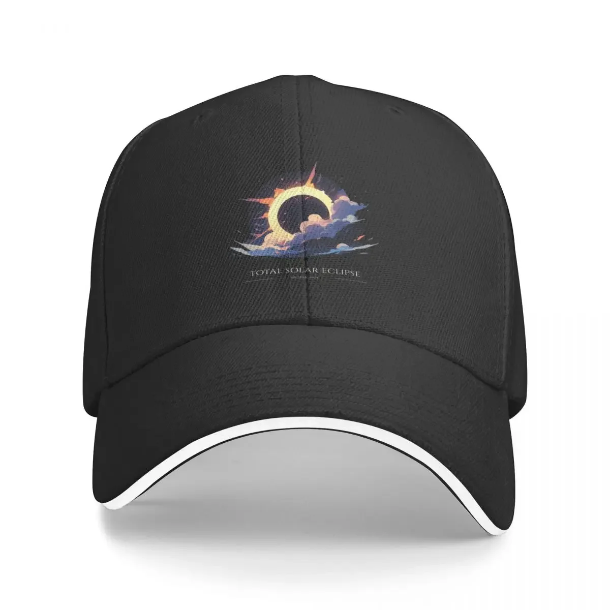 

Celestial Total Solar Eclipse, Total Solar Eclipse Astronomy Art Baseball Cap Luxury Cap Golf Hat Man Women's Hats Men's